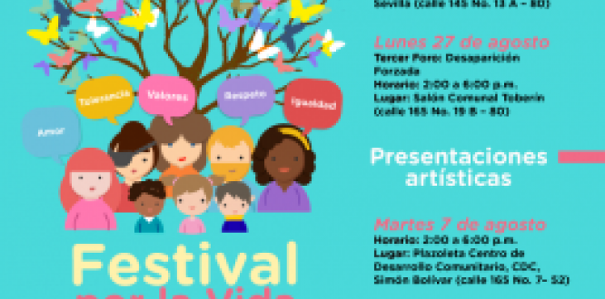 Viernes 3: Foro sobre desplazamiento, migración y D.D.H.H.  