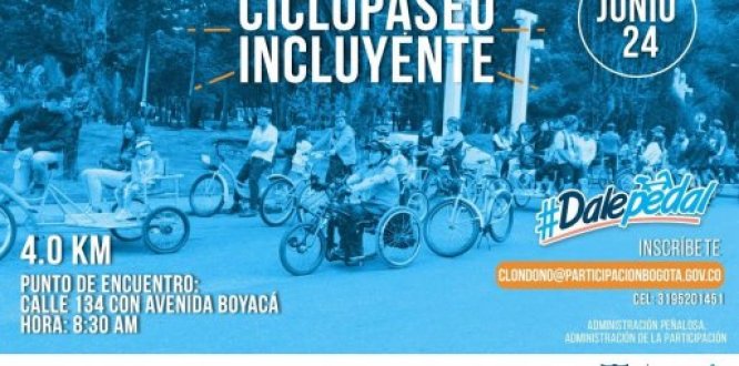 Domingo 24: Ciclopaseo Incluyente