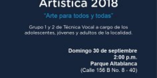 Domingo 30: Festiparques, festival artístico y deportivo Domingo 30: Festiparques, festival artístico y deportivo