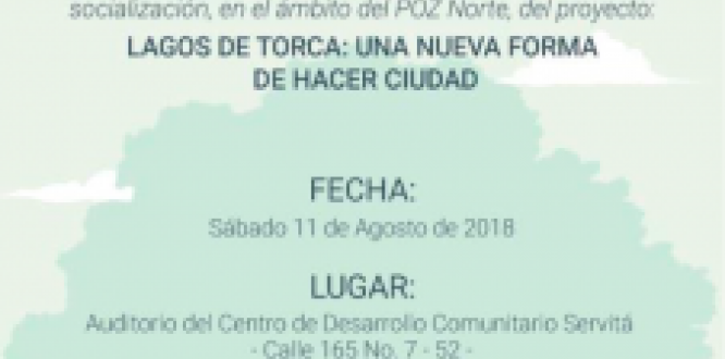 Sábado 11: sensibilización Lagos de Torca Sábado 11: sensibilización Lagos de Torca